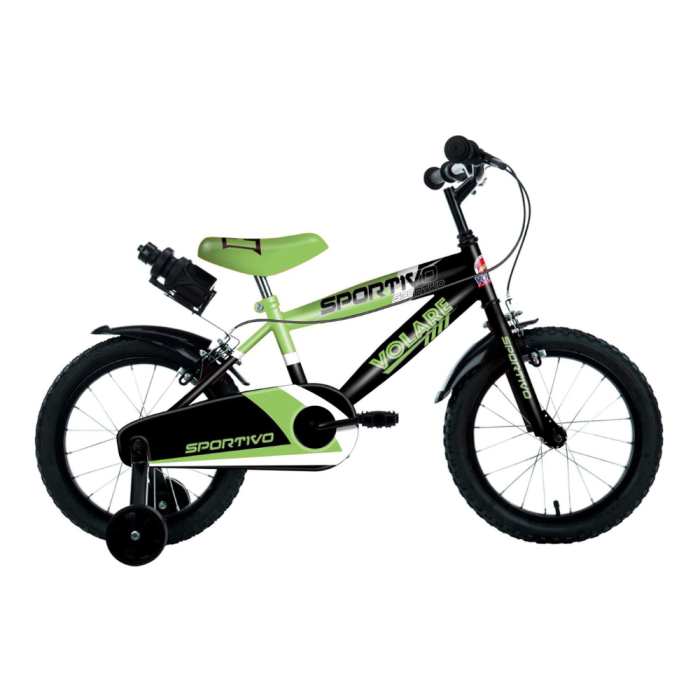 Bicicletta Bambino Movimento a Sfera Volare Sportivo 14"-Verde