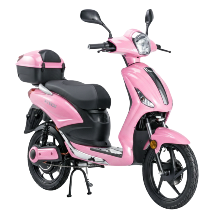 Bicicletta Elettrica Scooter Z-TECH  ZT-09-TDC 1000W 20Ah 48V Batteria Piombo-Rosa Matt
