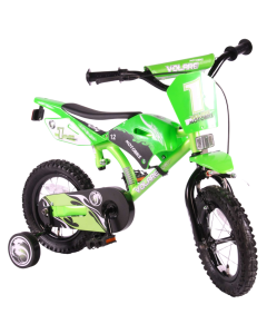 Bicicletta per Bambini Volare Moto Bike 12" Verde Satinato
