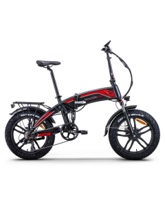 Bici Elettrica Pieghevole E-BIKE Fat Bike RKS RD08 Sport Bike Dallas Luxury 250w 48v-Rosso