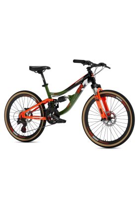 Bicicletta Ragazzo Magikbike MTB Twenty Six Full Bicolor 26" - 21V Verde/Arancio 