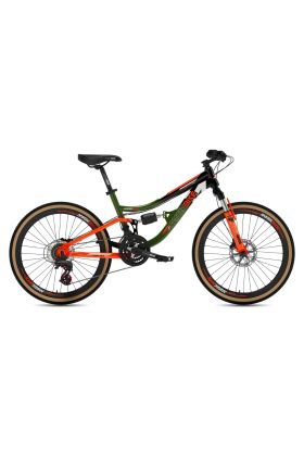 Bicicletta Ragazzo Magikbike MTB Twenty Six Full Bicolor 26" - 21V Verde/Arancio 