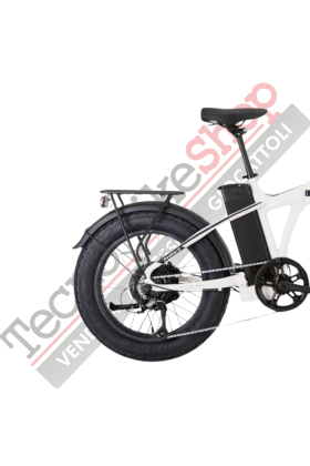 Bicicletta Elettrica A Pedalata Assistita MBM Phrike 20"-Bianco