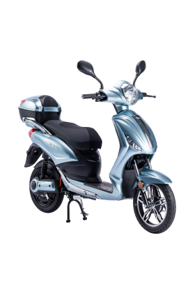 Bicicletta Elettrica Scooter Z-TECH ZT-09-TA NEW 250W 12 Ah 48V Batteria Piombo-Azzurro