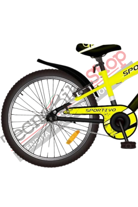 Bicicletta Bambino Movimento a Sfera Volare Sportivo 20" 1 Velocità-Giallo
