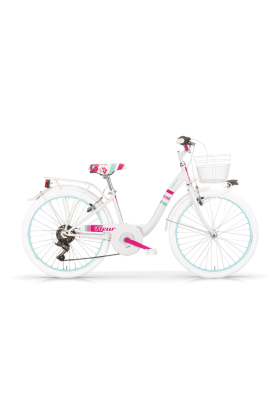 Bici Bambina MBM Fleur 24" 6 Velocità