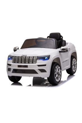 Auto Macchina Elettrica per Bambini JEEP GRAND CHEROKEE 12V-Bianco