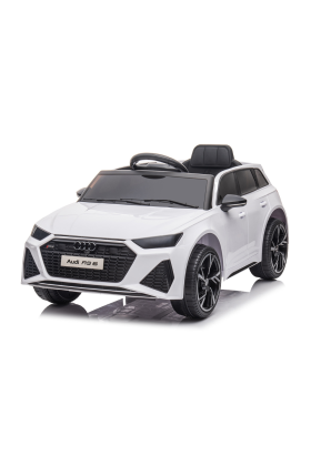 Auto Macchina Elettrica Per Bambini Audi RS6 12V-Bianco
