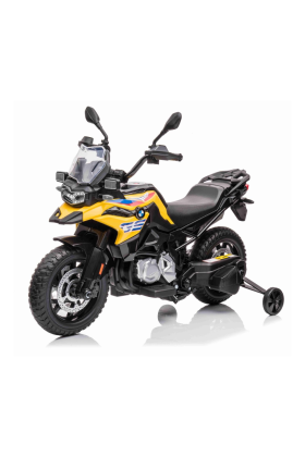Moto Motocicletta Elettrica Bambini MOTO BMW F850GS 12V-Giallo