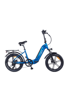 Bicicletta Elettrica Z-Tech ZT-89-K KRONOS 250/500W 48V13Ah Batteria Litio-Blu Metallizzato