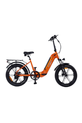 Bicicletta Elettrica Z-Tech ZT-89-K KRONOS 250/500W 48V13Ah Batteria Litio-Arancione
