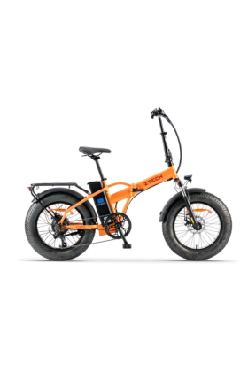 Bicicletta Elettrica Z-Tech ZT-89-F Folding Etna Telaio (Dritto) 250W 10.4Ah 36V Batteria Litio-Arancione