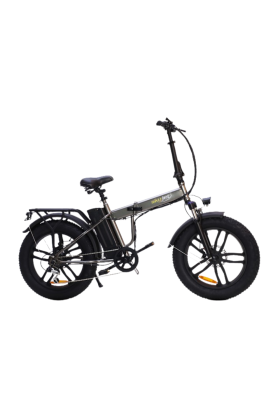 Bicicletta Elettrica Fat-bike Pieghevole SkyJet NitroPro 250W 10Ah 36V Batteria Litio-Grigio