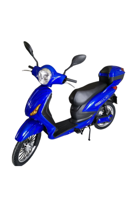 Bici Elettrica Scooter Velocipede Vitale NJT-007 250W  20Ah 48V Batteria a Grafene-Blu