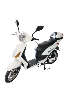 Bici Elettrica Scooter Velocipede Vitale NJT-007 250W  20Ah 48V Batteria a Grafene-Bianco