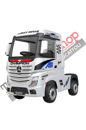Camion Elettrico Per Bambini Truck MERCEDES ACTROS 12V Porte Apribili