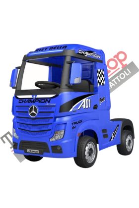 Camion Elettrico Per Bambini Truck MERCEDES ACTROS 12V Porte Apribili