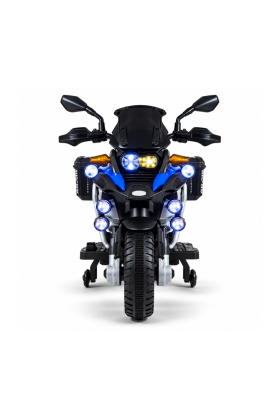 Moto Elettrica Adventure 12V 7Ah per Bambini-Nero