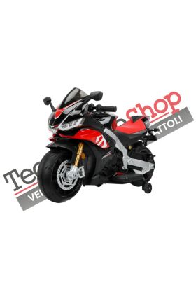 Moto Elettrica per Bambini Aprilia Racing RSV4 Small 12V -Nero
