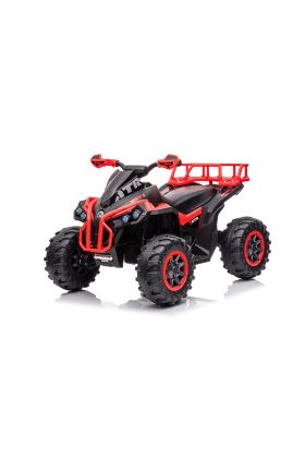 Quad Elettrico per Bambini ATV  1.0 12V  con Radiocomando-Rosso