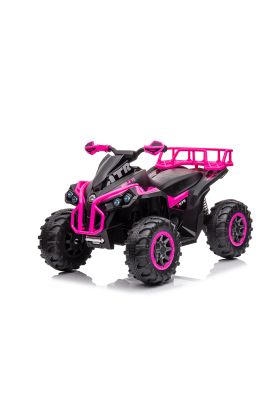 Quad Elettrico per Bambini ATV  1.0 12V  con Radiocomando-Rosa