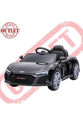Auto Elettrica per Bambini Audi R8 Sport 12V-Nero - Seconda Scelta
