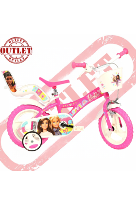 Bicicletta Bambina Dino Bikes New Barbie 12" - Seconda Scelta