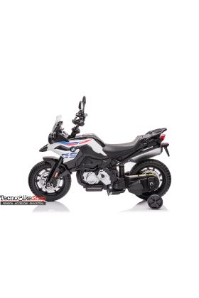Moto Motocicletta Elettrica Bambini MOTO BMW F850GS 12V-Bianco