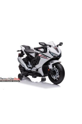 Moto Elettrica per Bambini Honda CBR 1000 RR 12V-Bianco-(Seconda Scelta)