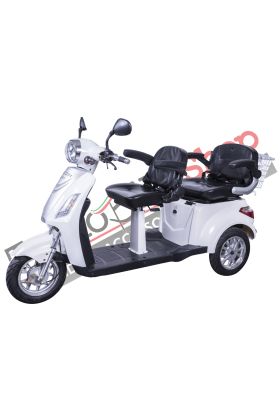 Scooter Z-TECH ZT-18 "TRILUX PLUS" 3 RUOTE 2 Posti Differenziale per Disabili e Anziani-Bianco