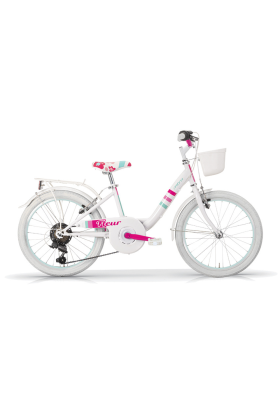 Bici Bambina MBM Fleur 20" 6 Velocità