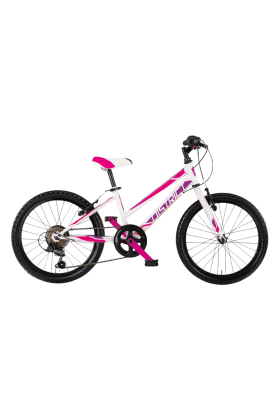 Bici Bambina MTB MBM District  20" 6 Velocità - Bianco