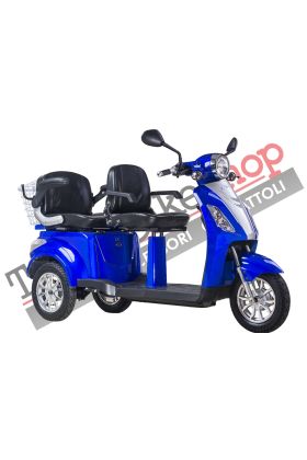 Scooter Z-TECH ZT-18 "TRILUX PLUS" 3 RUOTE 2 Posti Differenziale per Disabili e Anziani