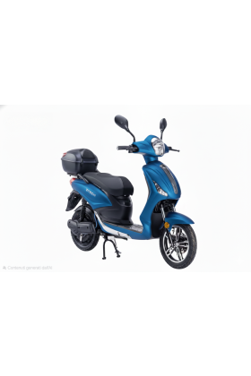 Bicicletta Elettrica Scooter Z-TECH ZT-09-TA NEW 250W 12 Ah 48V Batteria Piombo-Blu Matt