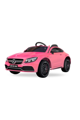 Auto Macchina Elettrica per Bambini Mercedes C63 AMG 12V -Rosa