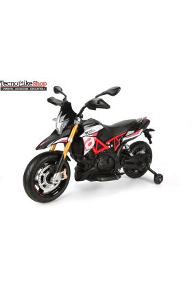 Moto Elettrica per Bambini Aprilia Racing Dorsoduro 12V Ruote in EVA-Rosso