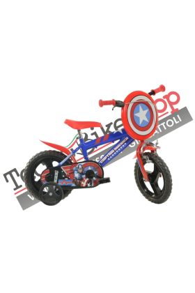Bici Bimbo Capitan America Dino Bikes 12"