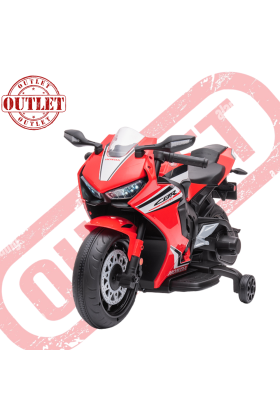 Moto Elettrica per Bambini Honda CBR 1000 RR 12V-Rosso - Seconda Scelta 