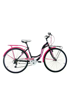 Bicicletta  Fausto Coppi Taylor 24" - 1 Velocità-Nero