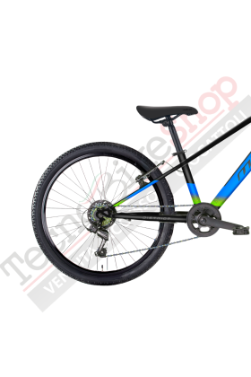 Bici Uomo MTB MBM District 24" con Cambio 18 Velocità-Blu