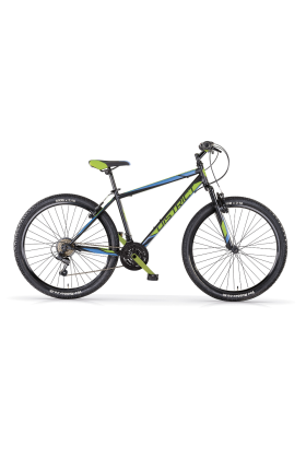 Bicicletta Uomo MTB MBM District 27,5" con Cambio 18 Velocità-Verde