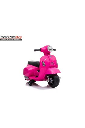 Moto Scooter Elettrico per Bambini Piaggio Vespa Mini GTS Super 6V- Rosso - (Seconda Scelta)