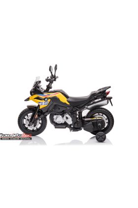 Moto Motocicletta Elettrica Bambini MOTO BMW F850GS 12V-Giallo
