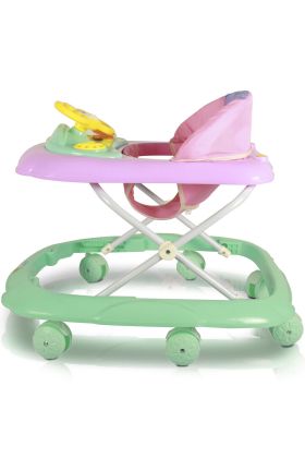Girello Bambini Wizy Easy per Primi Passi Salvaspazio e Volante Interattivo