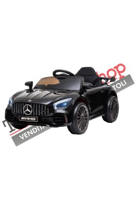 Auto Elettrica Per Bambini Mercedes GTR GT-R AMG 12V - Small-Nero