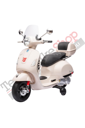 Moto Elettrica Piaggio Vespa GTS Super 12V con Bauletto e Parabrezza