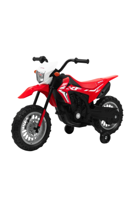 Moto Honda CRF 250 12V per Bambini con Licenza Ufficiale-Rosso