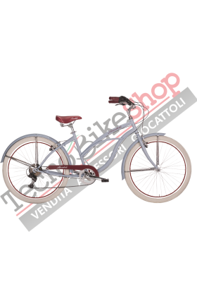 Bici  Cruiser MBM HONOLULU DONNA Ruota 26"-Celeste