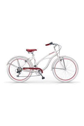 Bici  Cruiser MBM HONOLULU DONNA Ruota 26"-Avorio