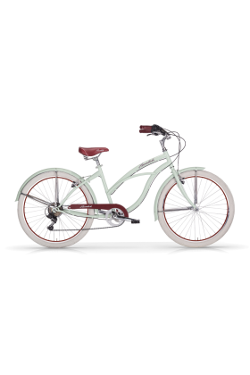 Bici  Cruiser MBM HONOLULU DONNA Ruota 26"-Verde Menta